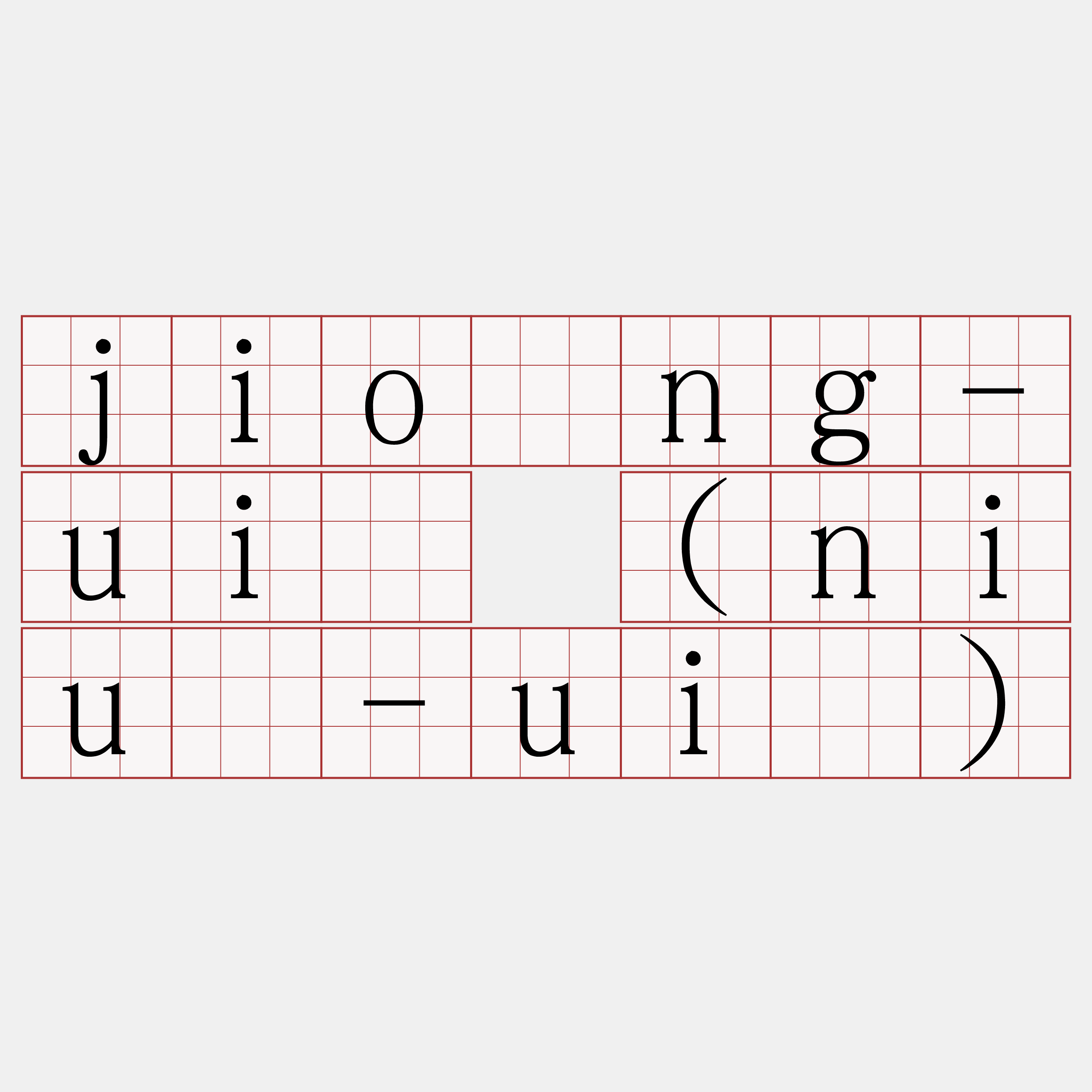 jiōng-uī (niū-uī)